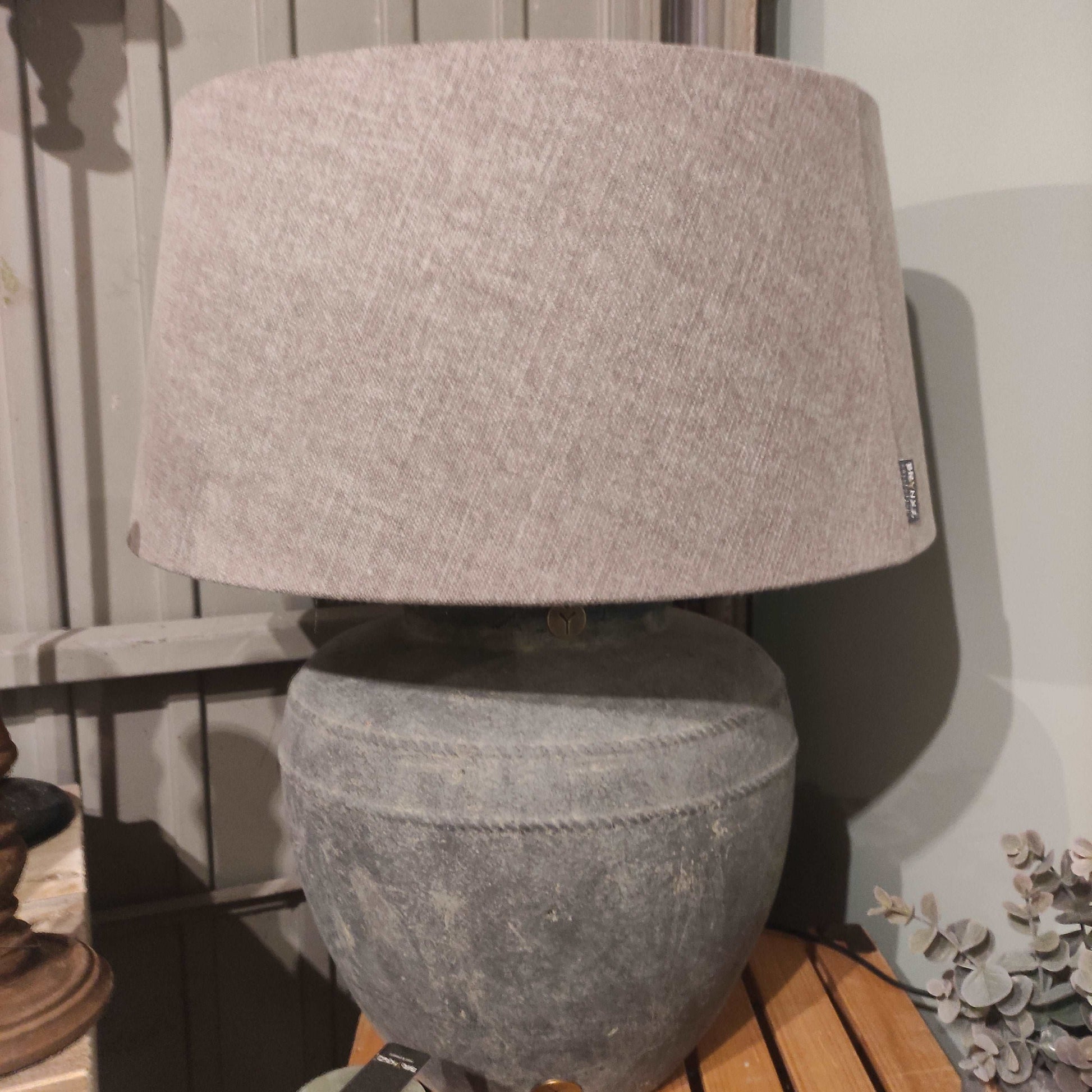 Brynxz Lampshade cylinder stone (BRSE17C)