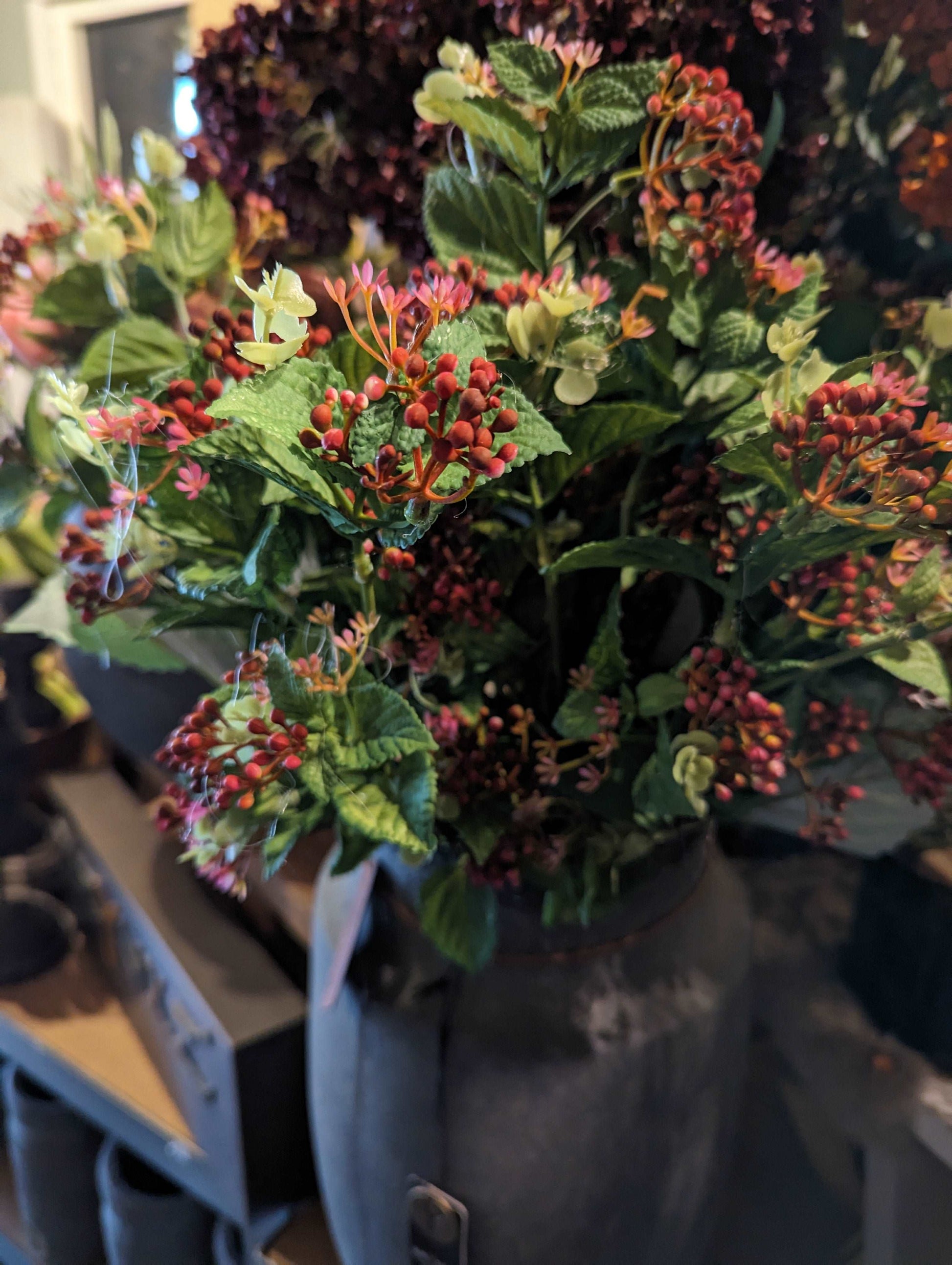 Brynxz zijden bloemen Rood