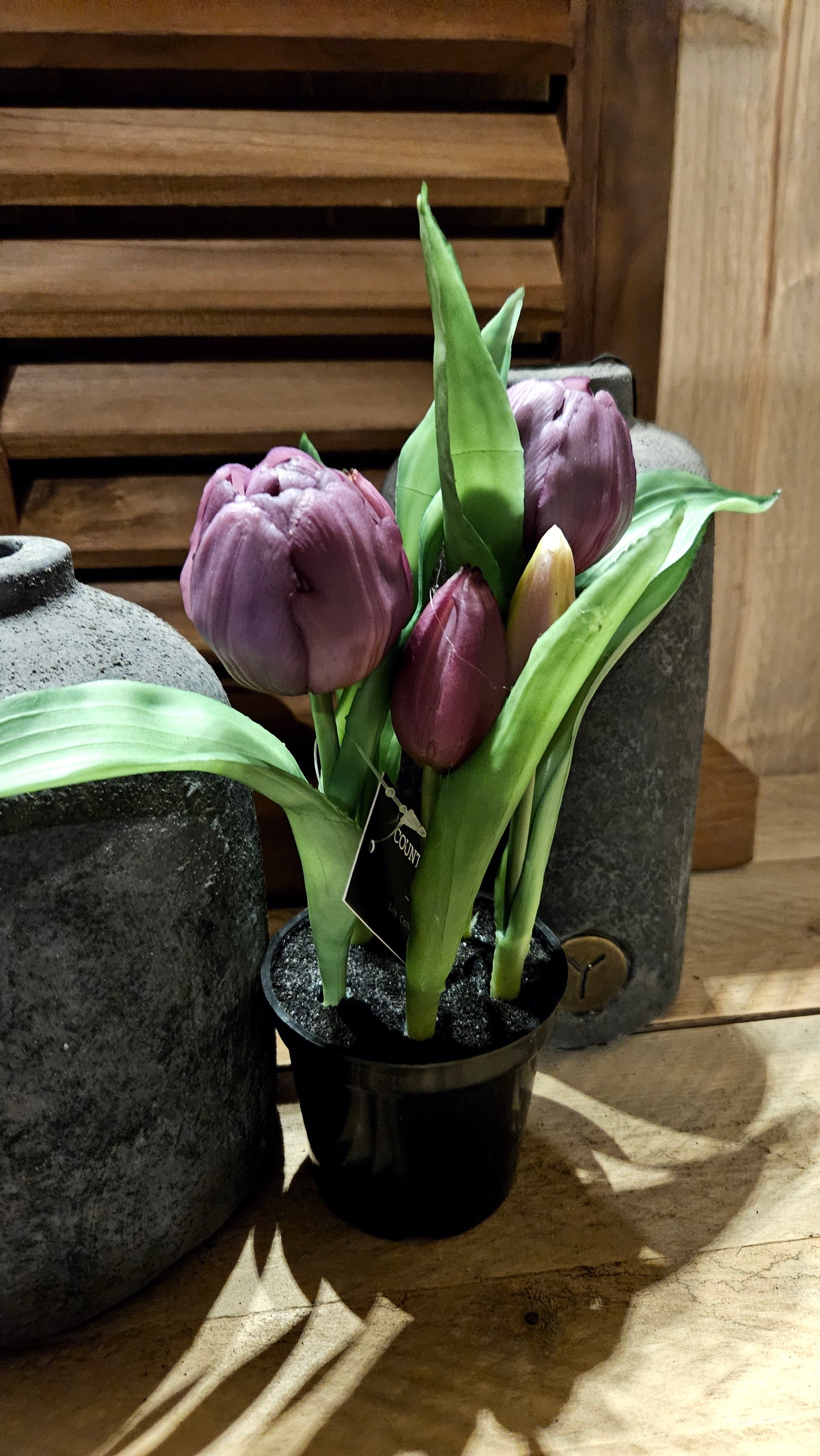 Real Touch Tulpen in pot